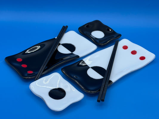 Red Dot Eclipse Sushi Set