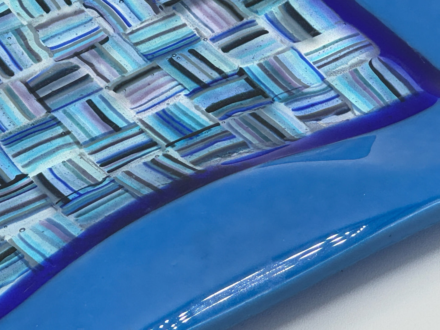 Blue Strata tray