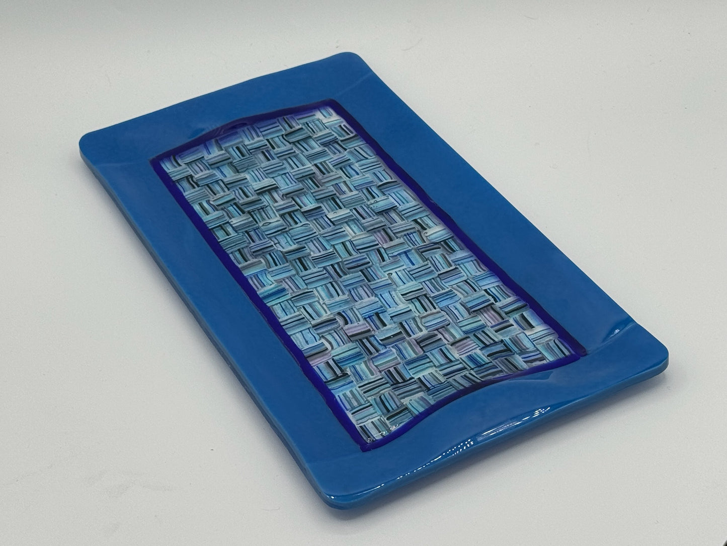 Blue Strata tray
