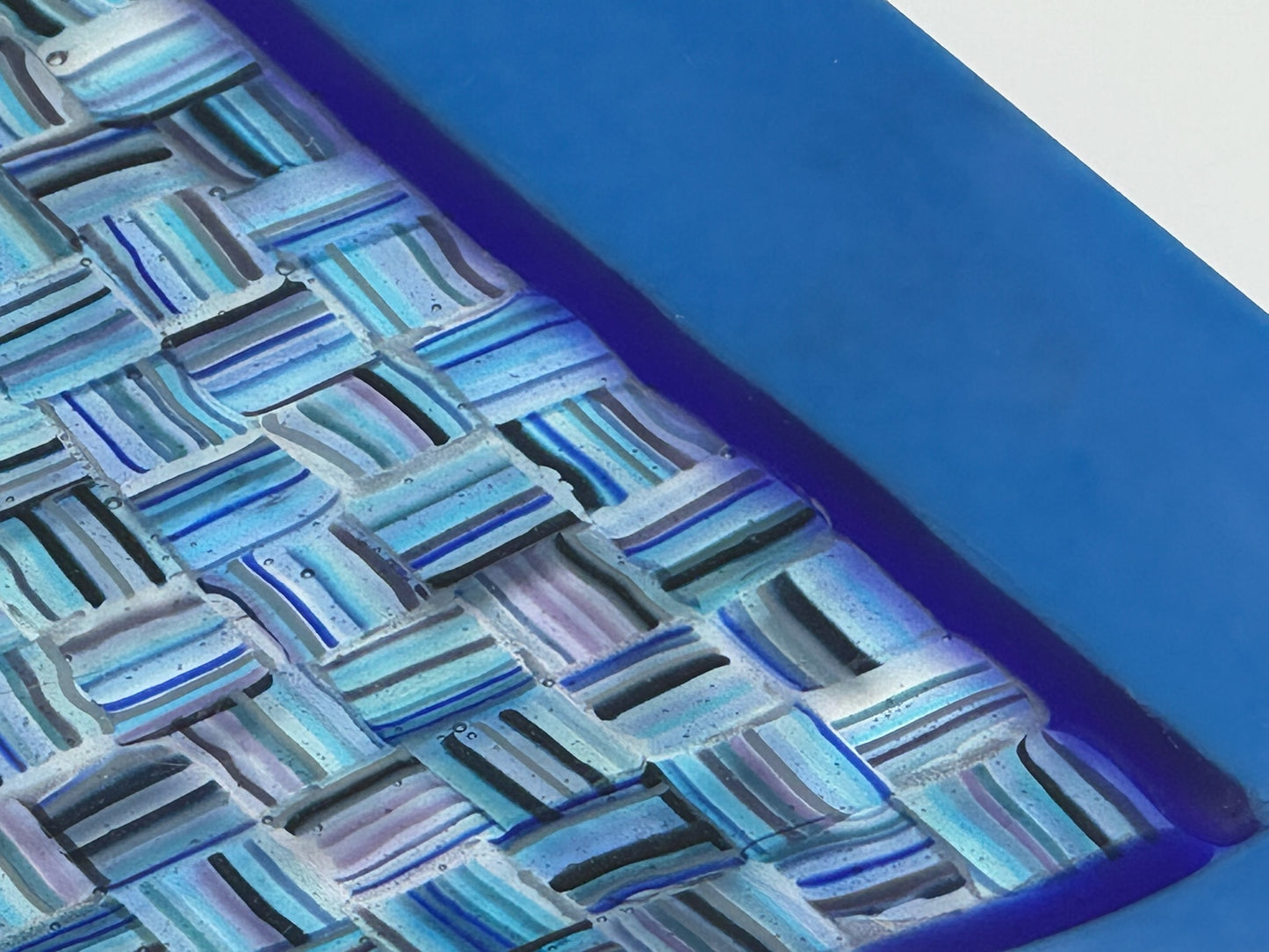 Blue Strata tray