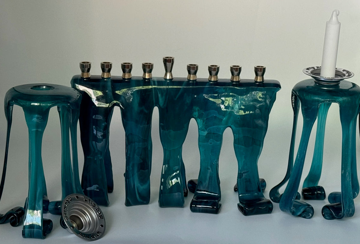 Deep Waters Shabbat Candlesticks
